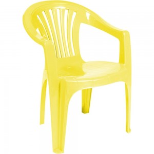 Пластиковое кресло Garden story Эфес желтый 753ж