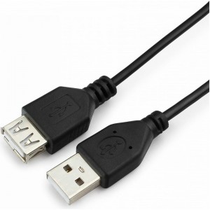 Кабель-удлинитель Гарнизон USB 2.0 AM/AF, 1м, пакет GCC-USB2-AMAF-1M