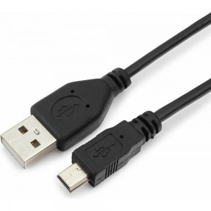 Кабель Гарнизон USB 2.0 A(M) - mini-B(M) 5P, 0.5м, пакет GCC-USB2-AM5P-0.5M
