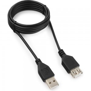 Кабель-удлинитель Гарнизон USB 2.0 AM/AF, 1.8м, пакет GCC-USB2-AMAF-1.8M