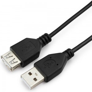 Кабель-удлинитель Гарнизон USB 2.0 AM/AF, 1.8м, пакет GCC-USB2-AMAF-1.8M