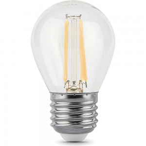 Лампа LED Globe E27 5W 4100K Gauss Filament 105802205