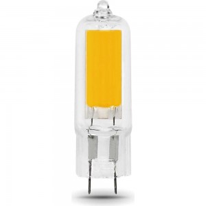 Лампа Gauss LED G4 AC220-240V 5.5W 480lm 3000K Glass 107807105