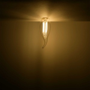 Лампа Gauss LED Filament Свеча на ветру E14 11W 720lm 2700K 104801111