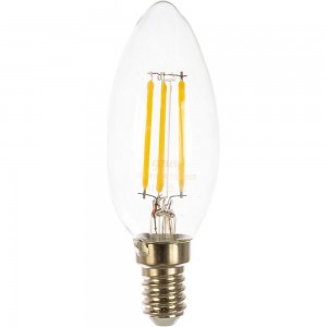 Лампа Gauss LED Filament Свеча dimmable E14 5W 450lm 4100К 103801205-D