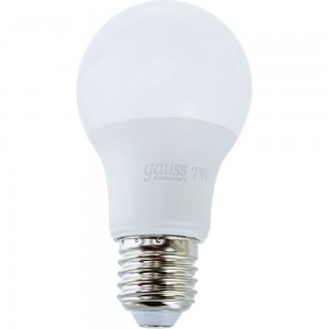 Лампа Gauss LED Elementary A60 7W E27 560lm 6500K 23237A