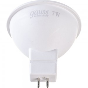Лампа Gauss LED Elementary MR16 GU5.3 7W 570lm 6500K 13537