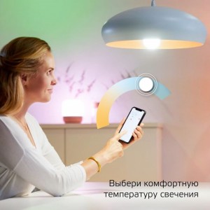 Светодиодная лампа Gauss, Smart Home DIM+CCT E14 C37 5 Вт 1110112