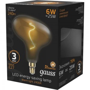 Лампа Gauss Vintage Filament Flexible FD180 165802008