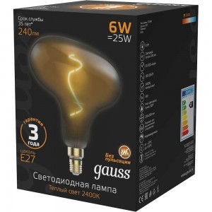 Лампа Gauss Vintage Filament Flexible FD180 165802008