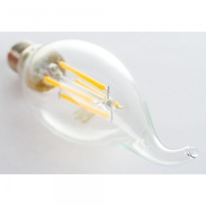 Лампа Gauss Basic Filament, свеча на ветру, 4,5W, 420lm, 4100К, Е14, LED 1041125