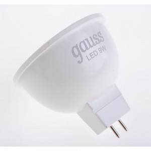 Лампа GAUSS MR16 9W 830lm 4100K GU5.3 LED 1/10/100 101505209