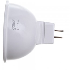 Лампа GAUSS MR16 5W 530lm 6500K GU5.3 LED 1/10/100 101505305