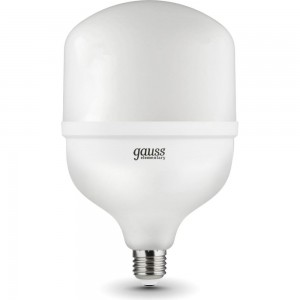 Лампа Gauss Elementary T160 55W 5250lm 6500K E27/E40 Promo LED 1/12 60436