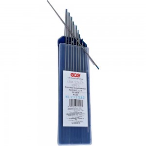 Электрод вольфрамовый WL-20 (10 шт; 2.4x175 мм; синий) GCE 400P324175SB