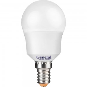 Светодиодная лампа General Lighting Systems Шарик G45F-7W-E14-2700K 640600