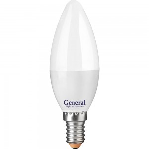 Светодиодная лампа General Lighting Systems Свеча CF-10W-E14-2700K 682700