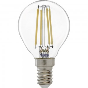 Светодиодная лампа General Lighting Systems FIL Шарик 45S-8W-E14 649978