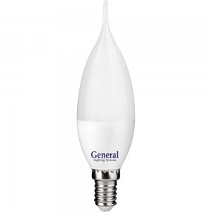 Светодиодная лампа General Lighting Systems Свеча на ветру CFW-7W-E14-648900