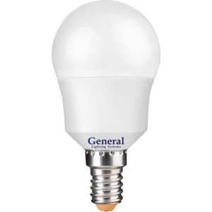Светодиодная лампа General Lighting Systems Шарик G45F-8W-E14-641000