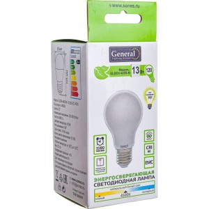 Светодиодная лампа General Lighting Systems FIL A60S-M-13W-230-E27 649939