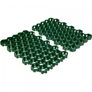 Газонная решетка ГеоПластБорд 544x336x32 мм, 6 шт., зеленая ГР_544.336.34_6