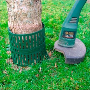Защита стволов деревьев ГеоПластБорд 34.5x20.5 см, 4 шт, зеленая 00096