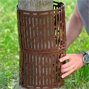 Защита стволов деревьев ГеоПластБорд 34.5x20.5, 4 шт., коричневая 00096К