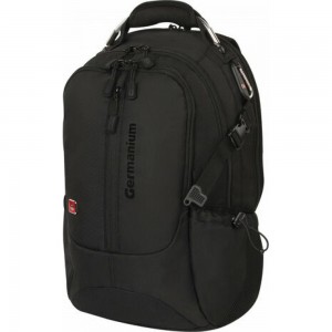 Универсальный рюкзак GERMANIUM S-01 с отделением для ноутбука, влагостойкий, черный, 226947