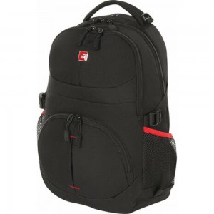 Универсальный рюкзак GERMANIUM S-06 уплотненная спинка, облегченный, черный, 46х32х15 см, 226953