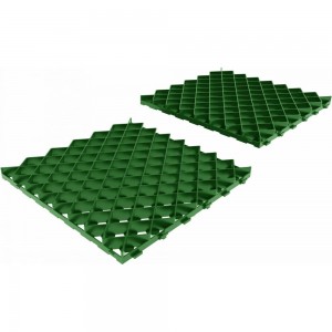 Газонная решетка Gidrolica 600х600х40 мм - пластиковая зеленая 605