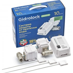 Система защиты от протечек воды Gidrolock Premium BUGATTI 1/2 31201021