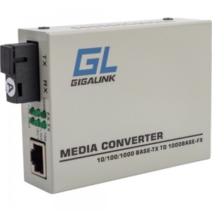 Конвертер Gigalink UTP, 100/1000Мбит/c GL-MC-UTPF-SC1G-18SM-1310