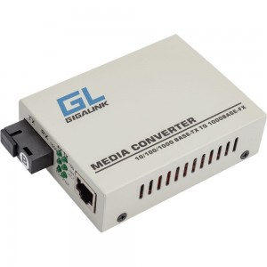 Конвертер Gigalink UTP, 100/1000Мбит/c GL-MC-UTPF-SC1G-18SM-1550