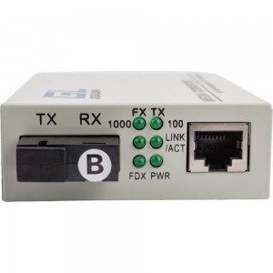 Конвертер Gigalink UTP, 100/1000Мбит/c GL-MC-UTPF-SC1G-18SM-1550