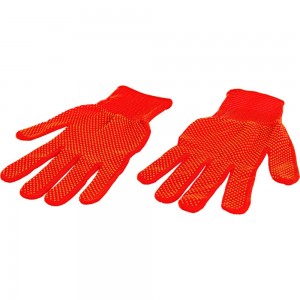 Вязаные нейлоновые перчатки с ПВХ покрытием Микроточка Gigant 12 шт. G-047