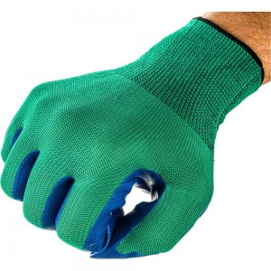 Вязаные нейлоновые перчатки с нитриловым покрытием Gigant G-032