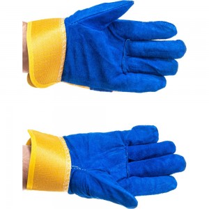 Спилковые комбинированные перчатки Gigant Ангара 12 шт. G-031