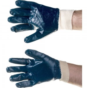 Нитриловые перчатки МБС, полный облив Gigant 12 шт. G-103