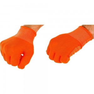 Вязаные нейлоновые перчатки с ПВХ покрытием Микроточка Gigant G-101