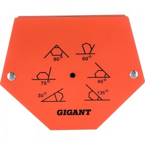 Угольник магнитный шестиугольник 75LBS Gigant G-0515