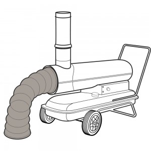 Рукав гибкий (7 м; 350 мм) для дизельных тепловых пушек Gigant G-11318 (Россия)
