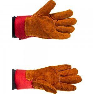 Спилковые комбинированные перчатки Gigant Рысь G-806 (Россия)