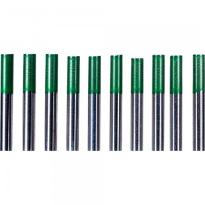 Электроды вольфрамовые WP 175 (10 шт; 3.2 мм; зеленый; AC) Gigant G-614