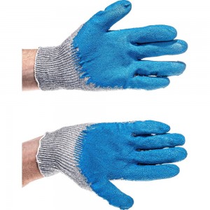 Трикотажные перчатки с рельефным латексным покрытием Gigant, 13 класс, 200 пар GHG-04-2