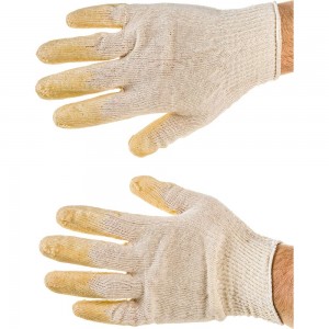 Вязаные перчатки Gigant х/б с полиуретановым покрытием GHG-01