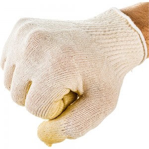 Вязаные перчатки Gigant х/б с полиуретановым покрытием GHG-01