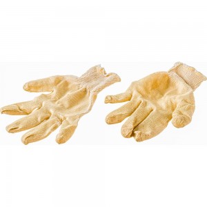 Вязаные перчатки Gigant х/б с полиуретановым покрытием, 10 пар GHG-01-1