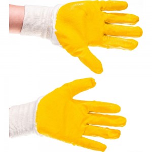 Трикотажные перчатки с нитриловым покрытием Gigant 12 пар GHG-09-1