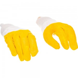 Трикотажные перчатки с нитриловым покрытием Gigant 12 пар GHG-09-1